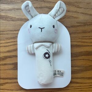 Adorable White Bunny Plush Toy